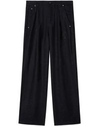 Off-White c/o Virgil Abloh - High-Rise Straight-Leg Pants - Lyst