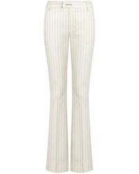 Dondup - Pinstriped Wool Trousers - Lyst