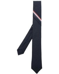 Thom Browne - Rwb-Stripe Logo Patch Tie - Lyst