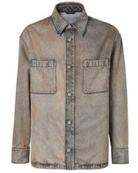 Fendi - Long-Sleeved Denim Shirt - Lyst