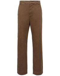 Moncler - Cotton Gabardine Pants - Lyst