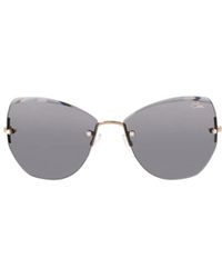 Cazal - Frameless Cat-Eye Sunglasses - Lyst