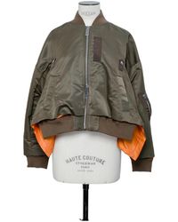 Sacai - Asymmetric Bomber Jacket - Lyst