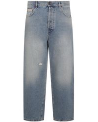 Moschino - Panelled Distressed Jeans - Lyst