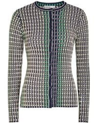 Jonathan Simkhai - Mabel Textured Cut-Out Knit Top - Lyst