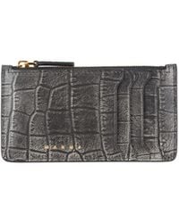 Marni - Crocodile-Print Cardholders - Lyst