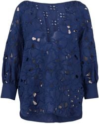 Ermanno Scervino - Cut-Out Detailed Blouse - Lyst
