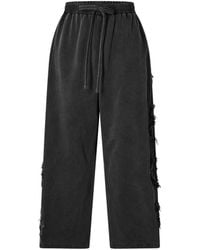 Acne Studios - Drawstring Wide-Leg Track Pants - Lyst