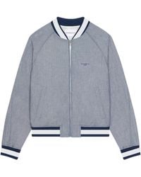 Givenchy - Cotton Stripe Bomber Jacket - Lyst
