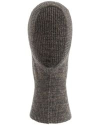 Maison Margiela - Four-Stitch Ribbed Balaclava - Lyst