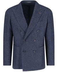 Tagliatore - Blazer Doppiopetto - Lyst