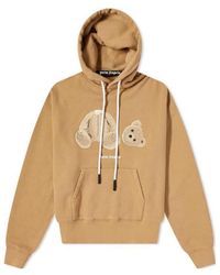 Palm Angels - Bear-Print Hoodie - Lyst
