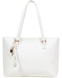 Liu Jo - Logo-Embossed Tote Bag - Lyst