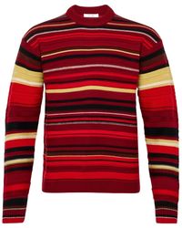 JW Anderson - Jw Anderson Striped Knitted Jumper - Lyst