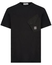 Stone Island - Crew-Neck T-Shirt - Lyst