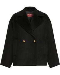 Max Mara - Studio Mstsnob Double-Breasted Coat - Lyst