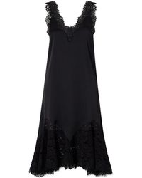 Stella McCartney - Lace-Trim Sleeveless Dress - Lyst