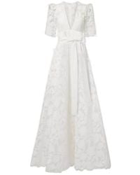 Elie Saab - Embroidered Floral Gown - Lyst