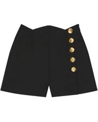 Givenchy - Buttons-Detailed Shorts - Lyst