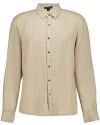 James Perse - Long-Sleeve Linen Shirt - Lyst