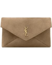 Saint Laurent - Cassandre Large Envelope Pouch - Lyst