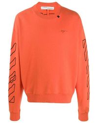 Off-White c/o Virgil Abloh - Abstract Arrow Embroidered Sweater - Lyst