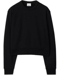 Burberry - Round Neck Long-Sleeved Sweater - Lyst