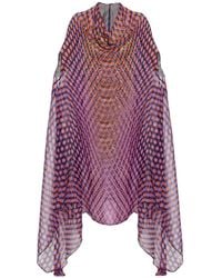 Dries Van Noten - Polka-Dot Pattern Draped Dress - Lyst