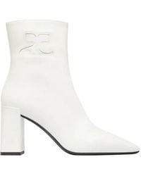 Courreges - Block-Heel Ankle Boots - Lyst