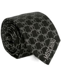 Moschino - Pointed Logo Tie - Lyst