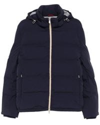 Brunello Cucinelli - Hooded Puffer Jacket - Lyst