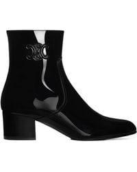 Celine - Les Bottes Triomphe Zipped Boot - Lyst