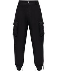 Gcds - Logo Patch Button Detailed Cargo Trousers - Lyst