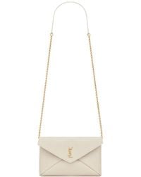 Saint Laurent - Cassandre Small Chain Clutch - Lyst