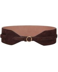 Alaïa - Alaïa Asymmetric Buckle Detailed Belt - Lyst