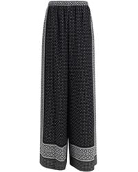 Ermanno Scervino - Geometric Wide-Leg Pants - Lyst