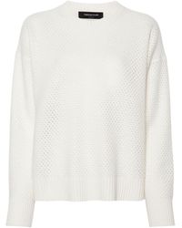 Fabiana Filippi - Open-Knit Crewneck Jumper - Lyst