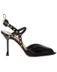 Fendi - Very Colibrì Patent Leather High-Heeled Sandals - Lyst