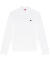 DIESEL - T-Smith Cotton Polo Shirt - Lyst