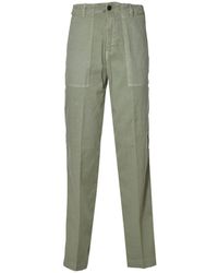Myths - Tonal-Stitching Two-Pocket Straight-Leg Trousers - Lyst