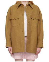 Stella McCartney - Alter Faux-Suede Overshirt - Lyst