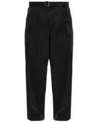 AllSaints - Aldford Belted Wide-Leg Pants - Lyst