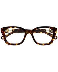 Chloé - Chloé Eyewear Square-Frame Glasses - Lyst