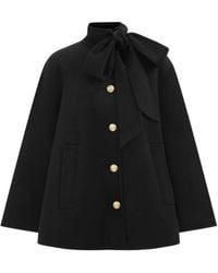 Zimmermann - Valiant Pussybow Coat - Lyst
