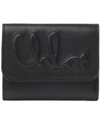 Chloé - Chloé C Small Tri-Fold Wallet - Lyst