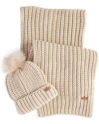 Barbour - Hat And Scarf Set - Lyst