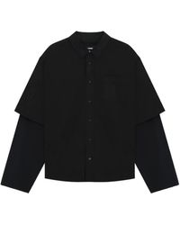 we11done - Layered Shirt - Lyst