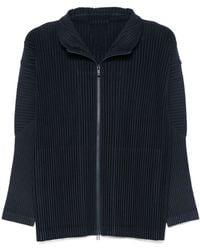 Homme Plissé Issey Miyake - Pleated Zip-Front Shirt Jacket - Lyst