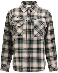 P.A.R.O.S.H. - Long-Sleeved Plaid Shirt - Lyst