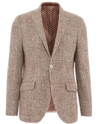 Etro - Wool Jacket With Check Working - Lyst